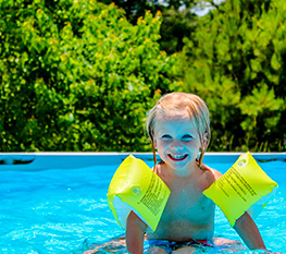 camping avec piscine pour enfants à mauléon